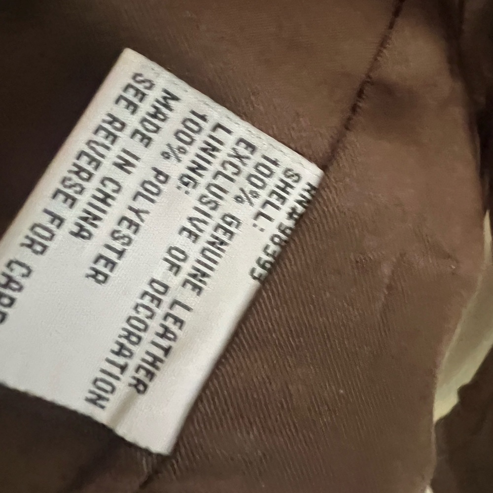 Pamela McCoy Brown Leather Jacket - Picture 15 of 15